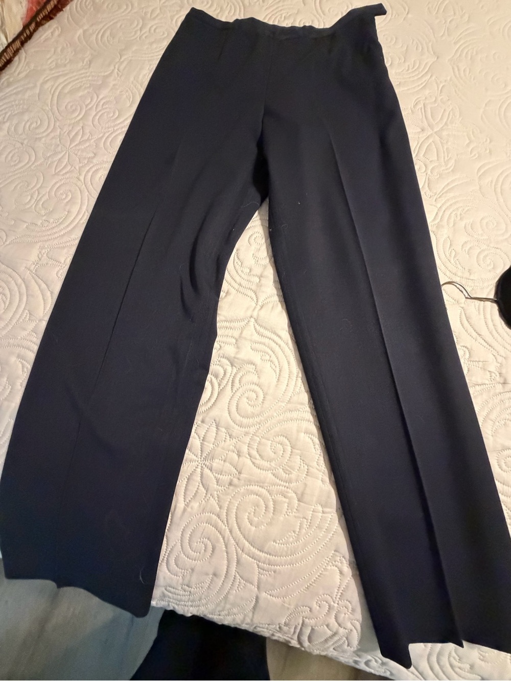 Raphaela by Brax Navy Wide-Leg Pull-On Pants